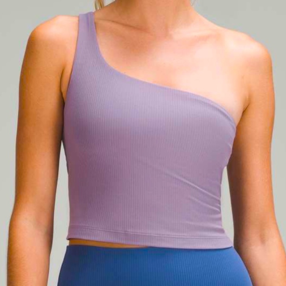 S O L D | lululemon Ribbed Nulu Asymmetrical Yoga Tank Top